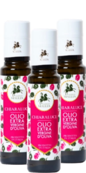 Olio Extra Vergine di Oliva Chiaraluce Oleificio Mallia 3x 100ml