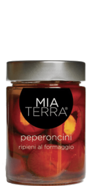 Peperoncini ripieni al formaggio Mia Terra