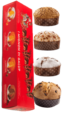 Panettone I Mignon Collection Christmas 4x100g Galup
