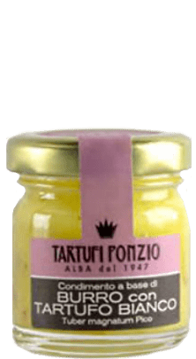 Condimento a base di Burro con Tartufo Bianco Tartufi Ponzio 30g
