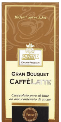 Caffe Latte Gran Bouquet Tavoletta di Cioccolato Slitti