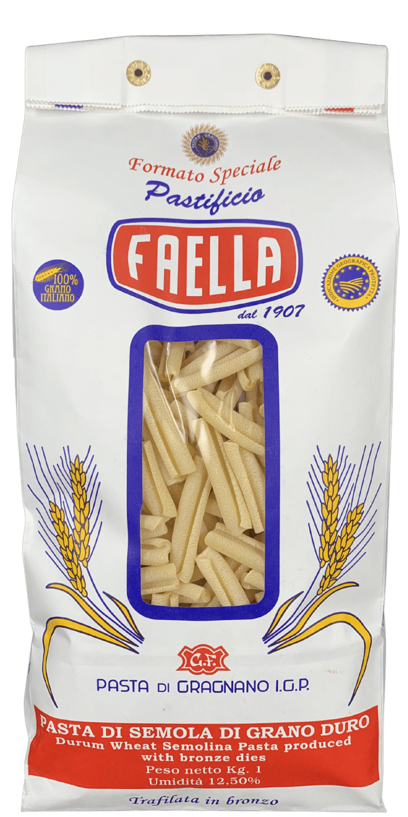 Caserecci 1kg - Pastificio Faella Pasta di Gragnano IGP