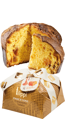 Panettone al Caramello Salato Pasticceria Filippi