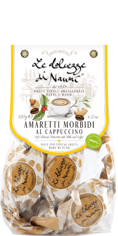 Amaretti Morbidi al Cappuccino 120g - Le Dolcezze di Nanni