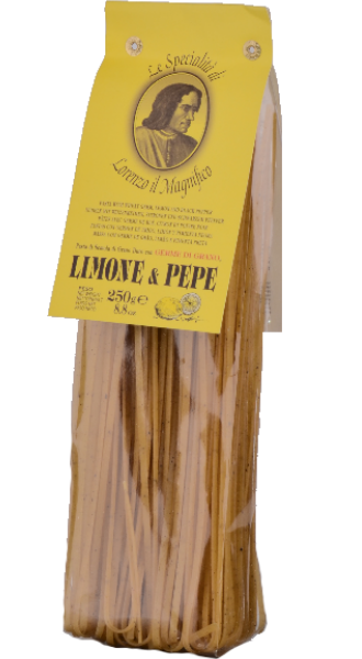 Lorenzo il Magnifico Linguine mit Zitrone und schwarzem Pfeffer 250g