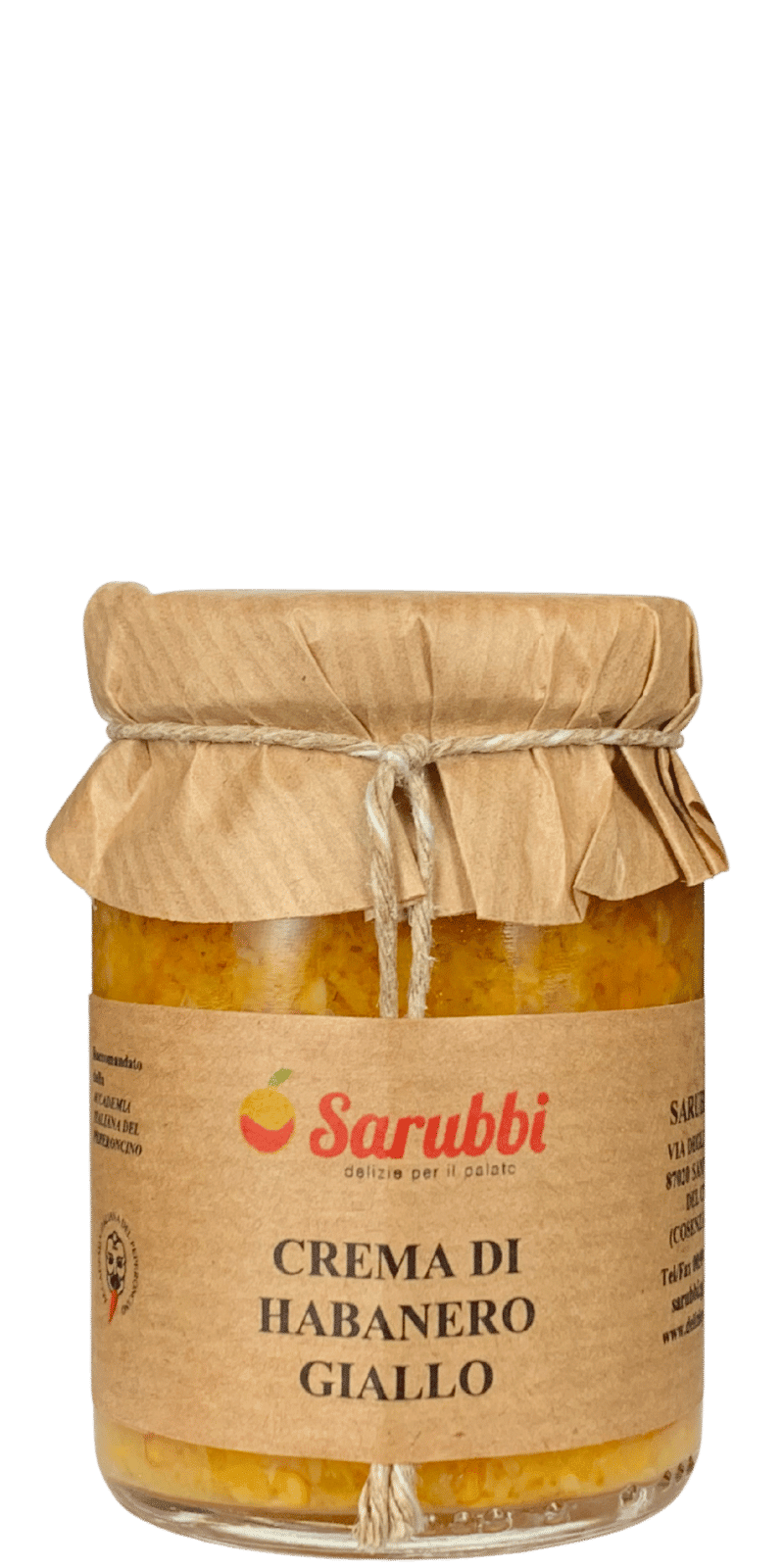 Crema di Habanero Giallo 90g - Sarubbi Delizie per il palato