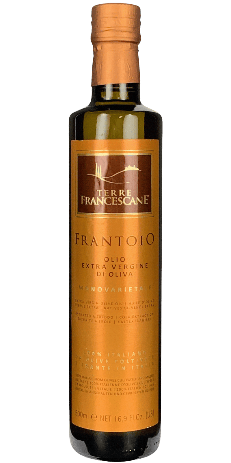 Monovarietale Frantoio Olio EVO Italiano - Terre Francescane