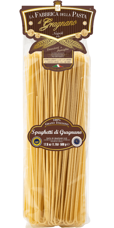 e' Spaghetti di Gragnano IGP 500g La Fabbrica della Pasta Pasta di Gragnano