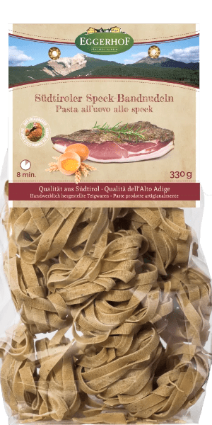 Eggerhof Bandnudeln mit Südtiroler Speck 310g