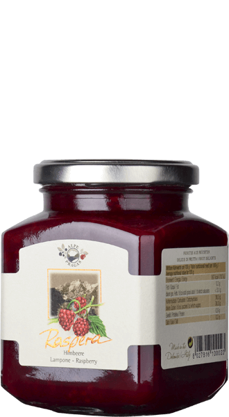 Raspera Lampone Composta di frutta Alpe Pragas 340g