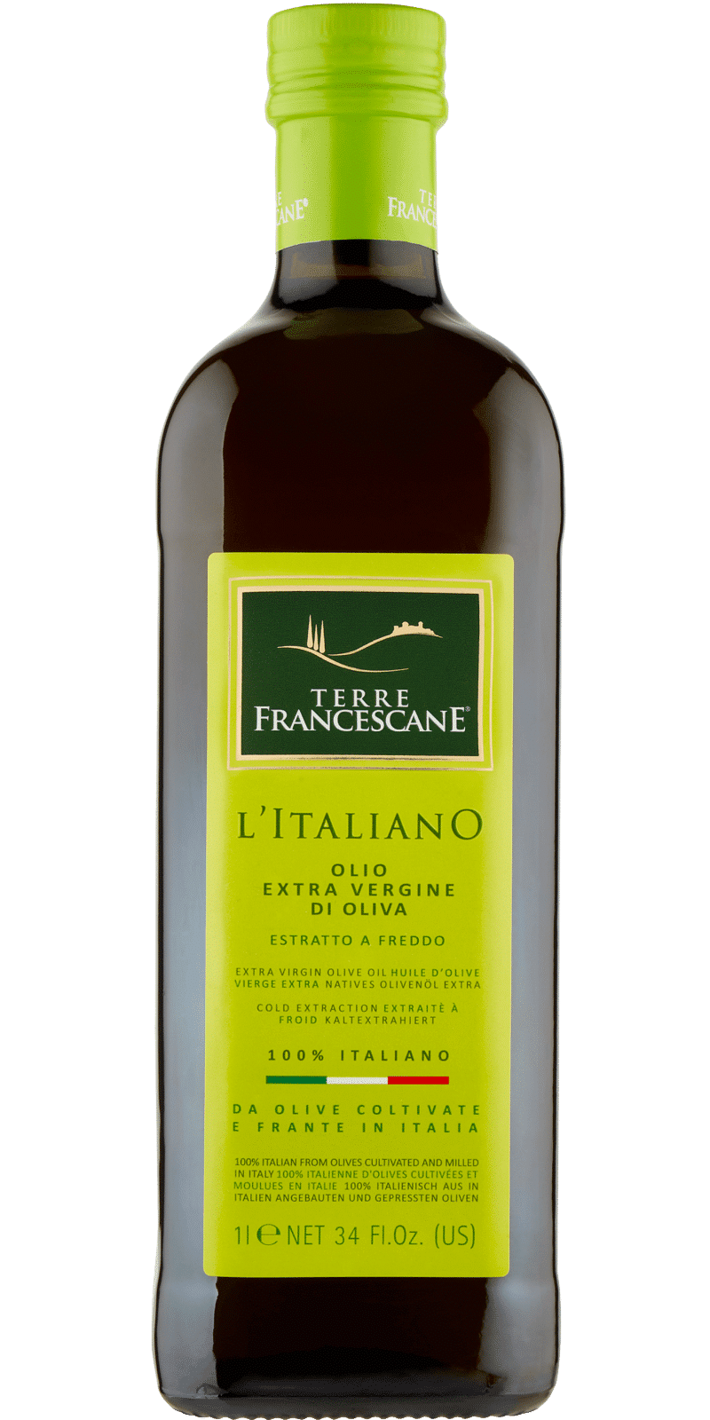 'L'Italiano' Olio Extra Vergine di Oliva 1L - Terre Francescane