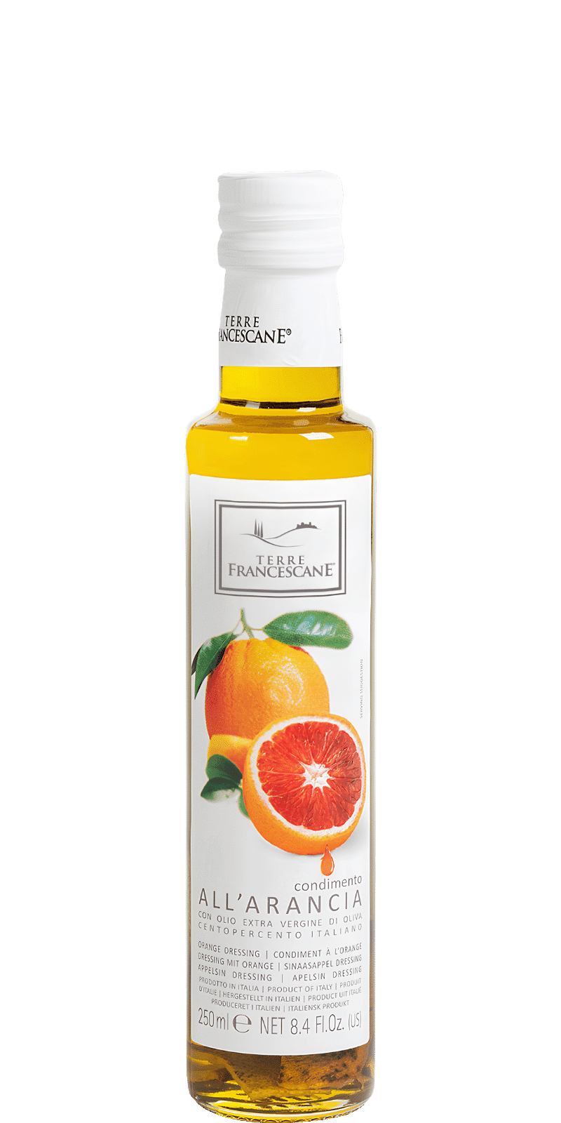 Condimento all"Arancia a base di Olio Extra Vergine di Oliva - Terre Francescane