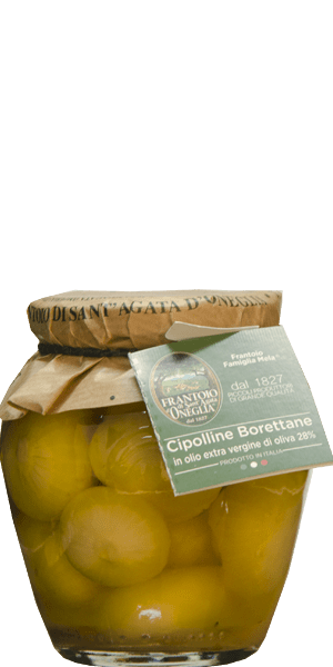 Frantoio di Sant'Agata D'oneglia Cipolline Borettane in Olio Extra Vergine di Oliva 280g