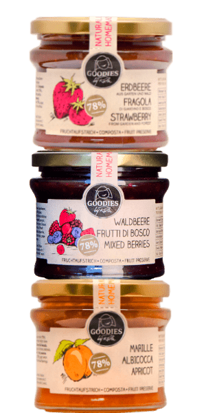 Composte di Frutta Altoatesine Assortite Goodies by Ruth Moser 3x225g