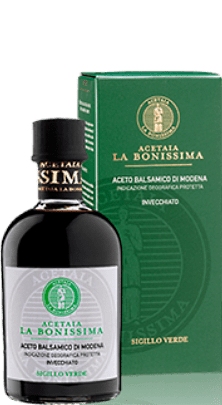 Acetaia La Bonissima Sigillo VERDE Aceto Balsamico di Modena IGP invecchiato - 0,25 L Acetaia La Bonissima Sigillo VERDE Aceto Balsamico di Modena IGP invecchiato - 0,25 L