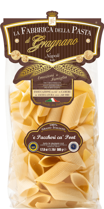 La Fabbrica della Pasta Pasta di Gragnano IGP E' Paccheri Ca' Pont Rigati 500g