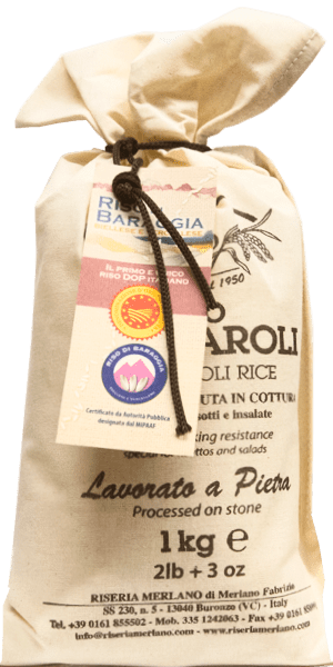 Riso Carnaroli Baraggia DOP Riseria Merlano 1kg