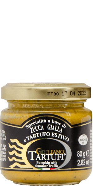 Giuliano Tartufi Soße mit gelbem Kürbis und Trüffel