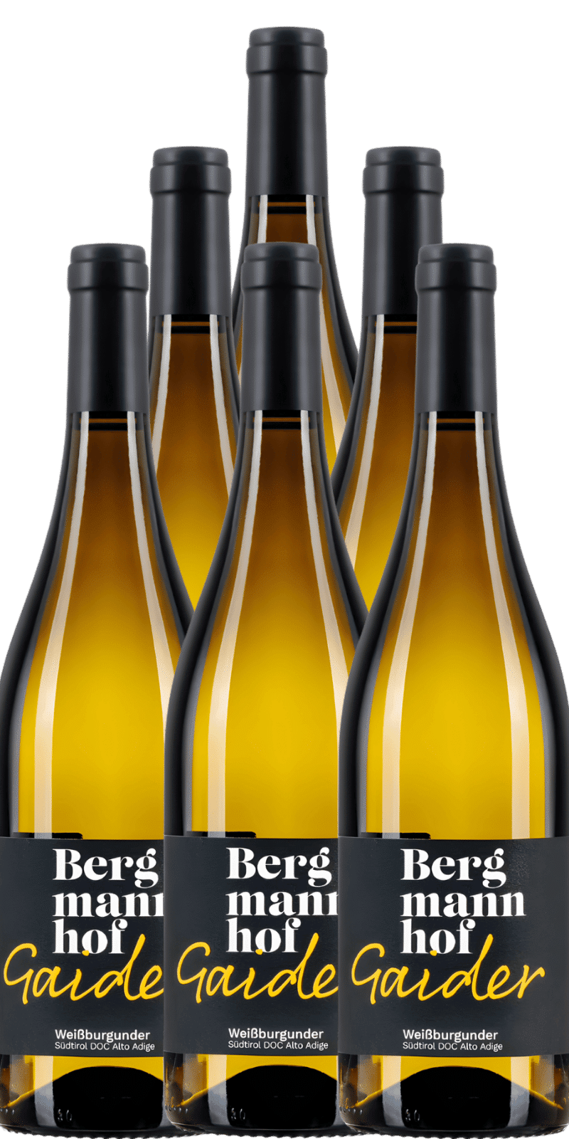 Conf. da 6: "Gaider" Pinot Bianco - Bergmannhof