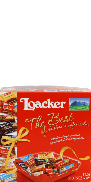 Loacker Cookies The Best of Chocolate & Wafer 112g