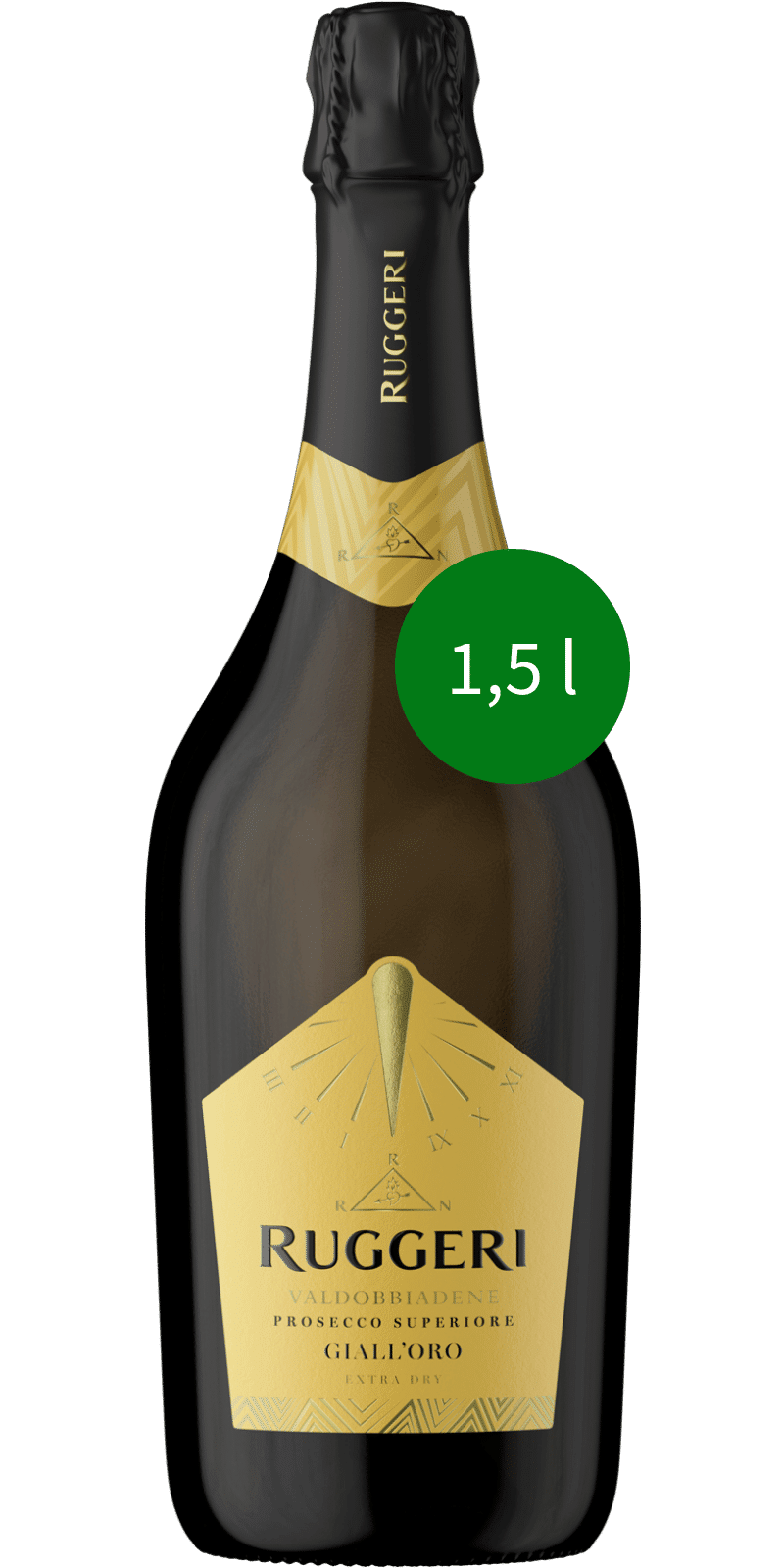 Valdo Ruggeri Prosecco Valdobbiadene Giall' Oro Extra Dry 1,5 L Ast.