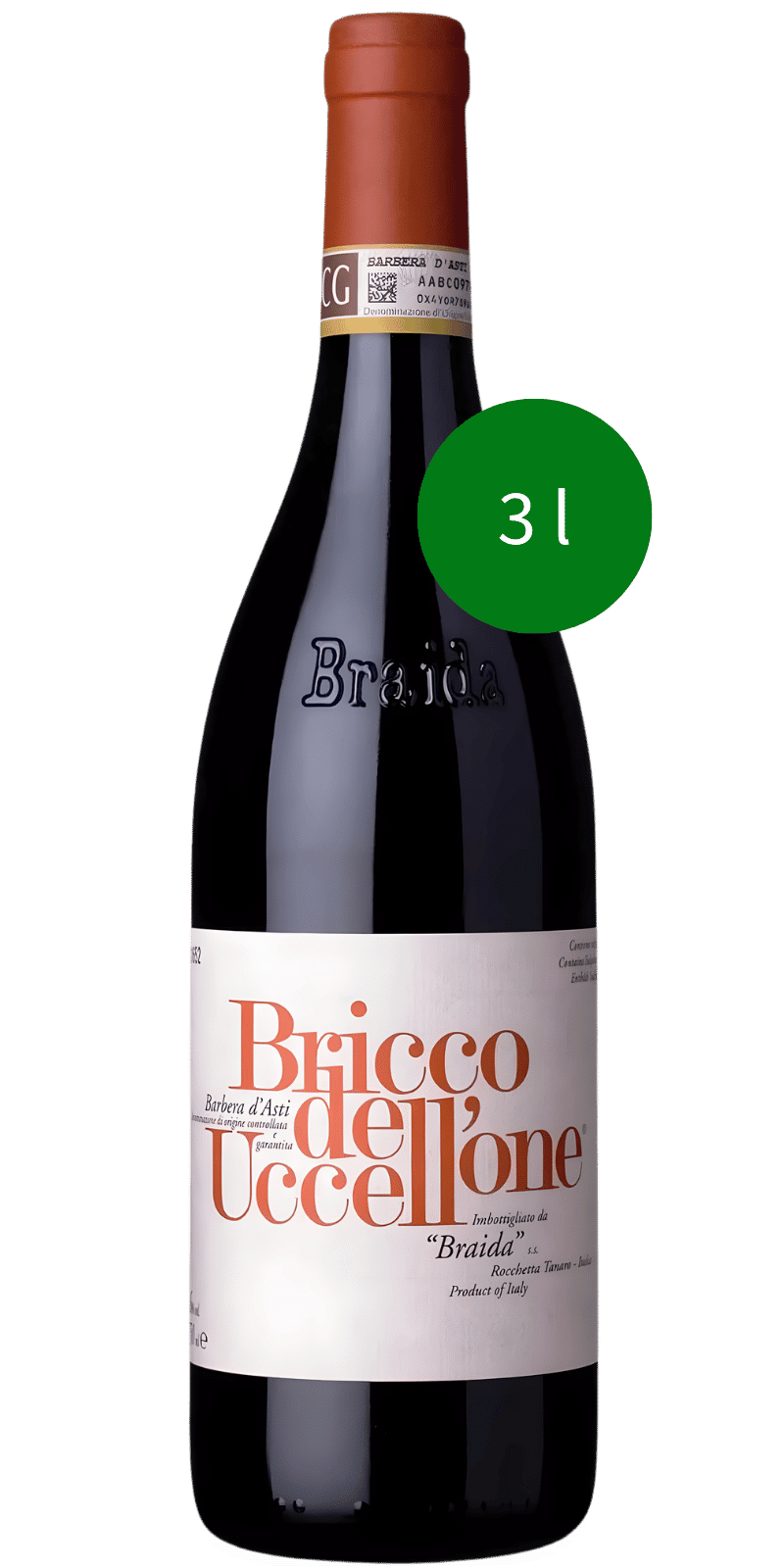Bricco dell' Uccellone Barbera d'Asti DOCG 3L Jeroboam - Giacomo Bologna Braida