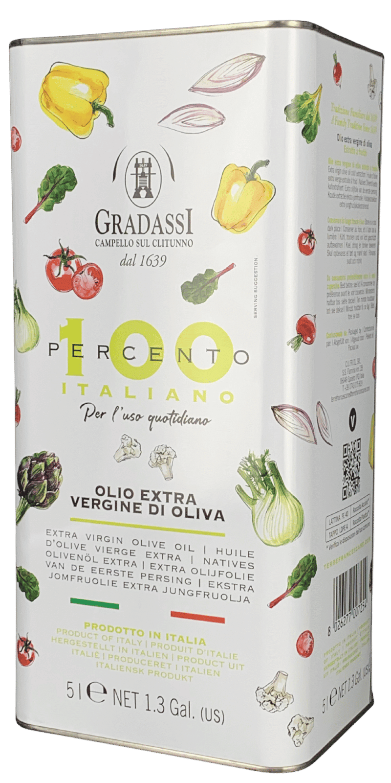 Terre Francescane Nobilis Olio Extra Vergine di Oliva 5 L
