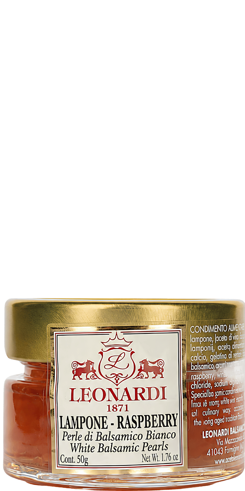 Acetaia Leonardi Perle di Balsamico al Lampone - 0,5 g Acetaia Leonardi Perle di Balsamico al Lampone - 0,5 g