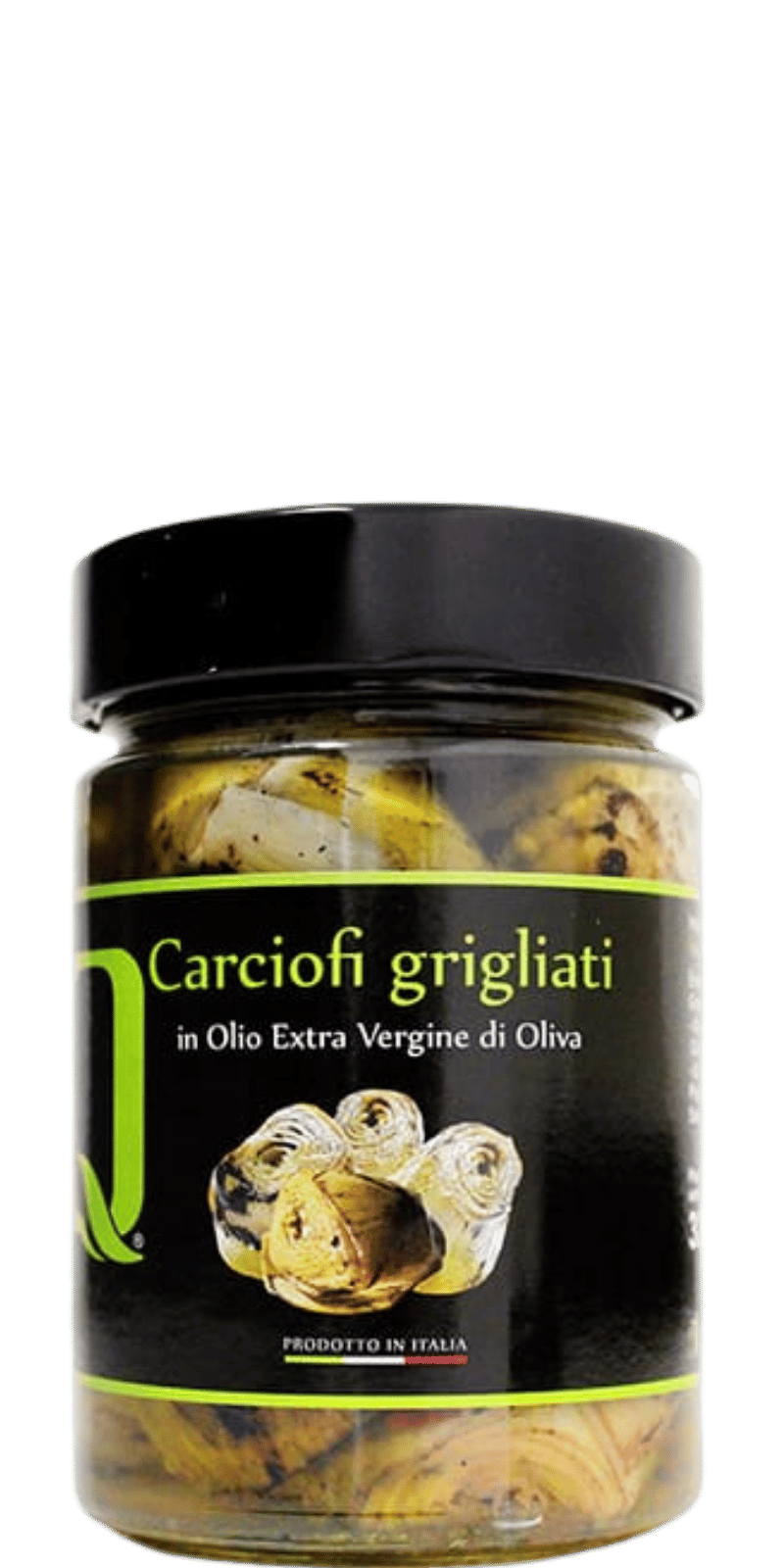 Gegrillte Artischocken in Olio Ex. Vergine d. Oliva 320g - Quatrociocchi - 320 g Gegrillte Artischocken in Olio Ex. Vergine d. Oliva 320g - Quatrociocchi - 320 g